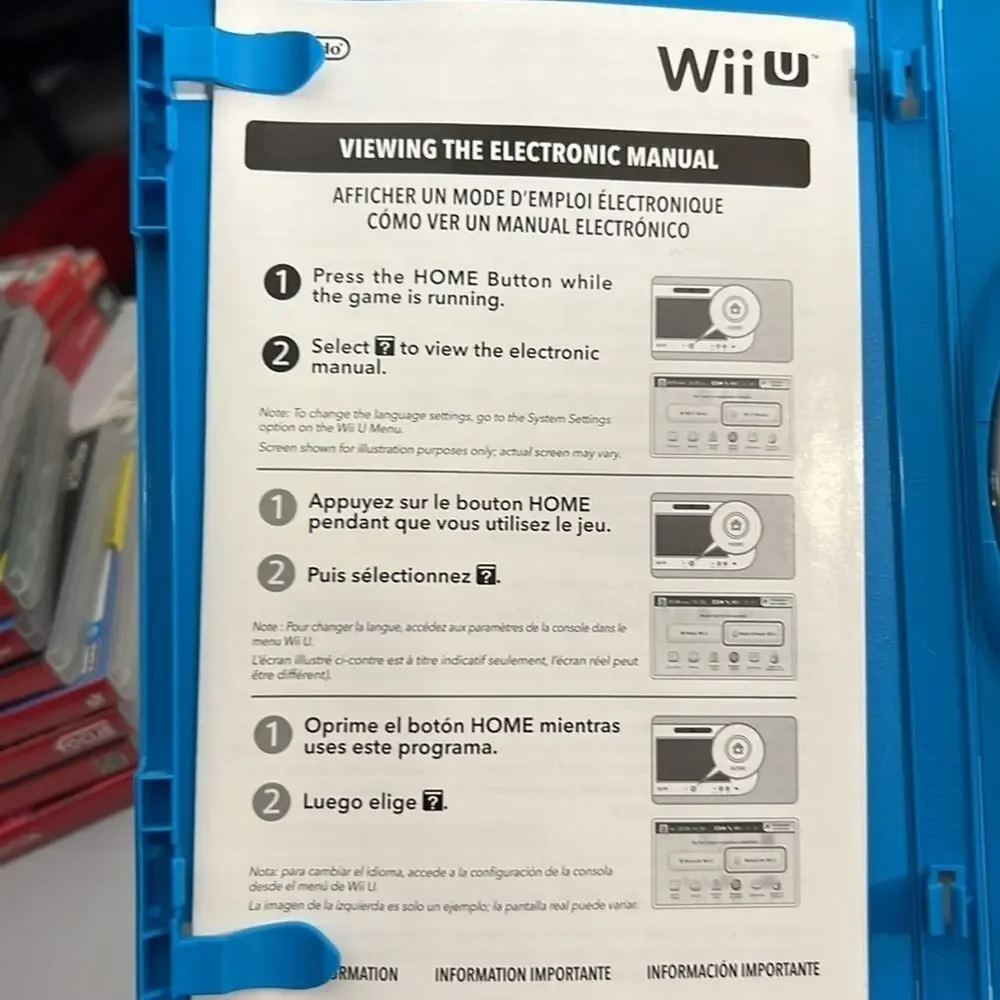 Wii U Xenoblade Chronicles X game for Wii U console.